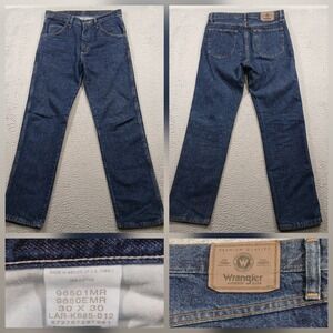Wrangler Five Star Premium Denim Regular Fit Straight Jeans 30x30 Blue EUC